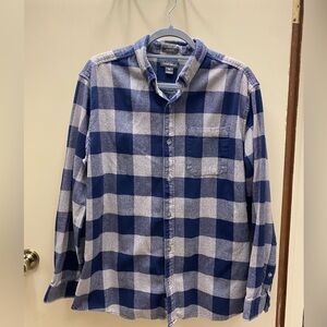 Navy and gray flannel - Eddie Bauer